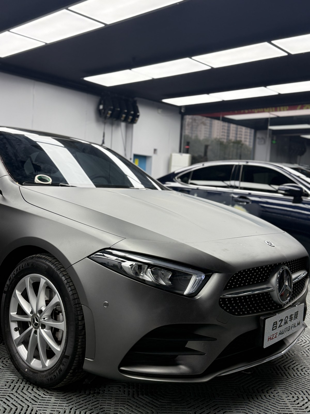 CY001 PET AMG Grey CFC vehicle wrap case